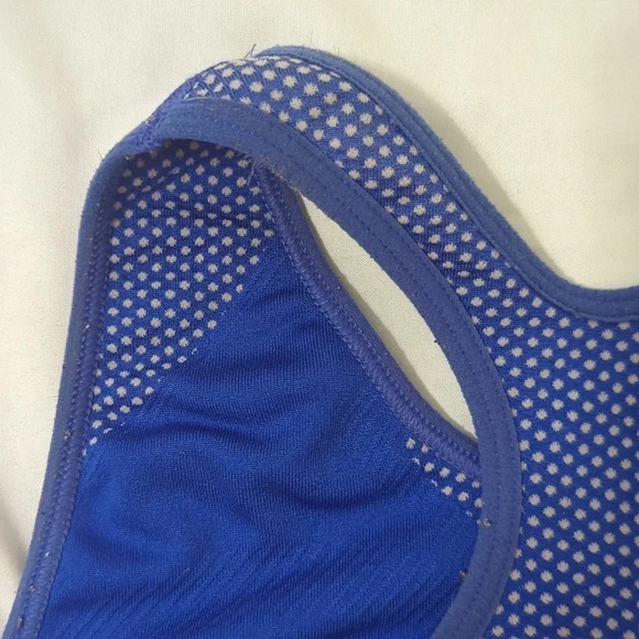 Ivy Park Seamless Racerback Sports Bra, Color Cobalt Blue Size XXS/XS - Picture 9 of 14
